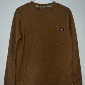 Wrangler Workwear Men's Long Sleeve Heavyweight Pocket T-Shirt Size S